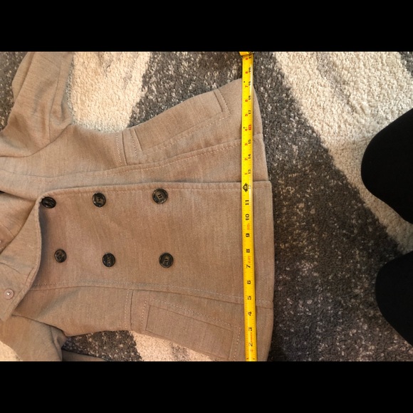 Tan H&M light tan pea coat - Picture 6 of 6